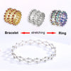 2-in-1 Adjustable Rhinestone Bracelet